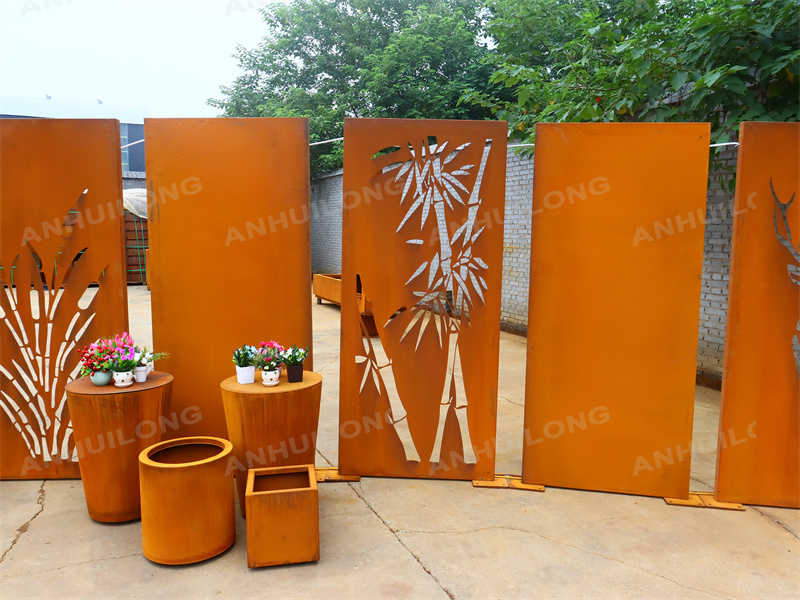backyard corten steel screen manufacturer